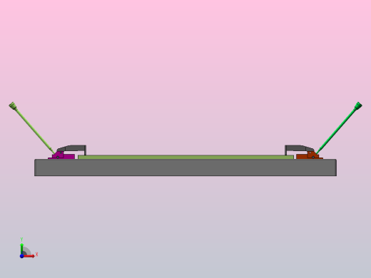 一种双面夹持工装前视缩略图