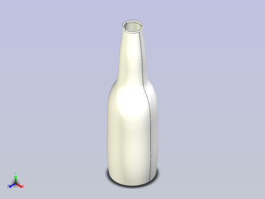 啤酒瓶正等轴测缩略图