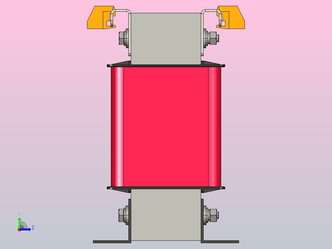 SG-0.75三相干式变压器三维模型202403左视图