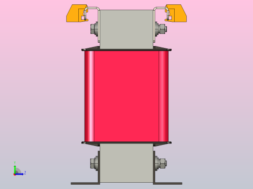 SG-0.75三相干式变压器三维模型202403左视缩略图