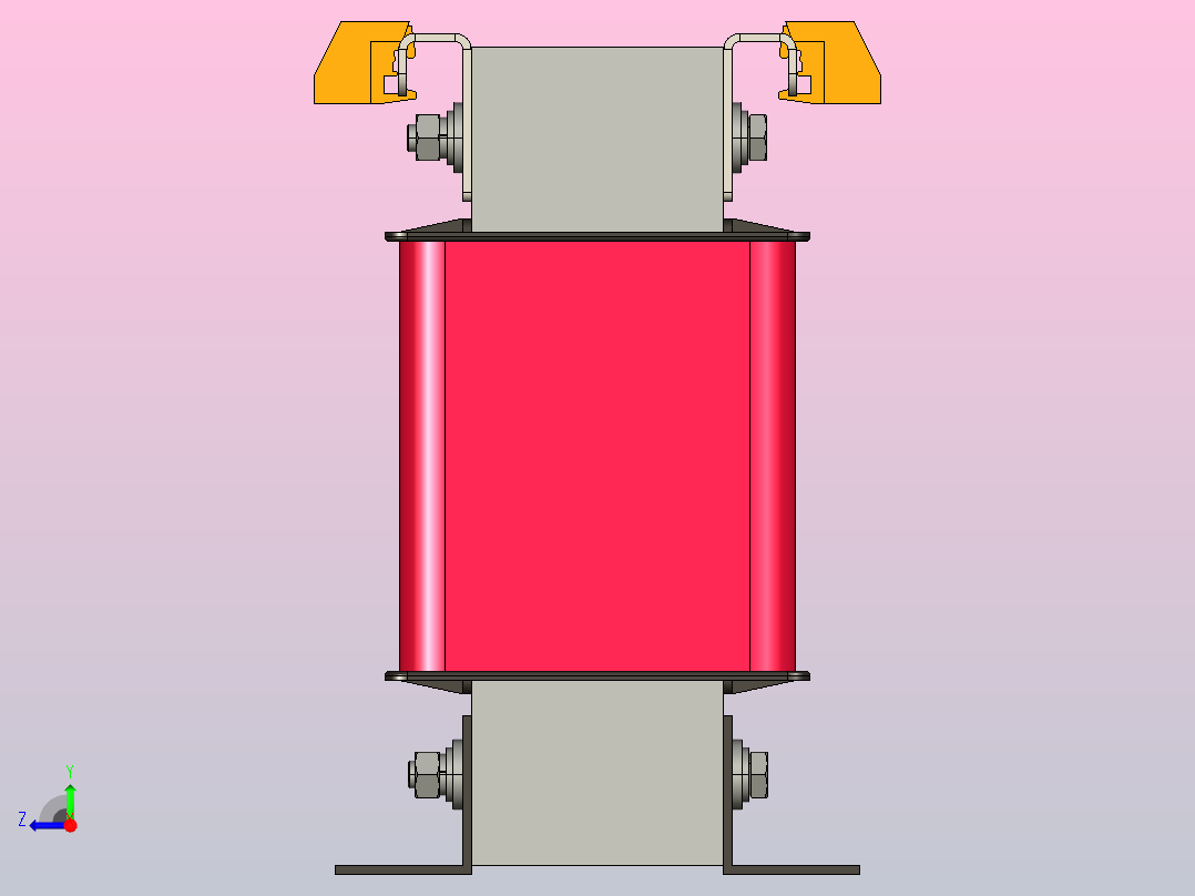 SG-0.75三相干式变压器三维模型202403右视图