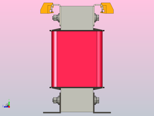 SG-0.75三相干式变压器三维模型202403右视缩略图