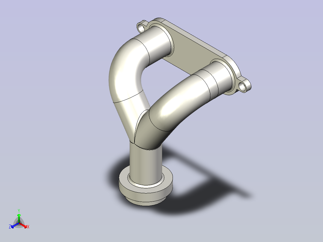 具备设计功能的 Autodesk Inventor 2019软件。正等轴测图