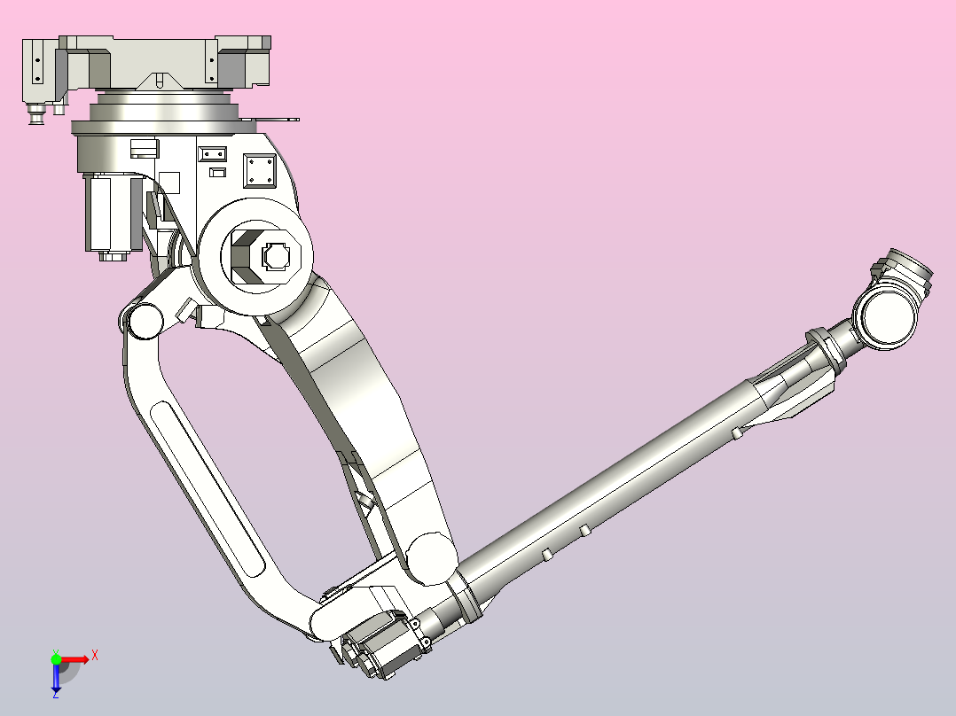M-410iB140H 三维模型图纸俯视图