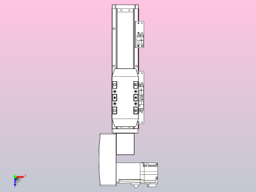 机器人皮带驱动直线轴TPA-GCB-50-P42-L100-QL-M10-N3俯视缩略图