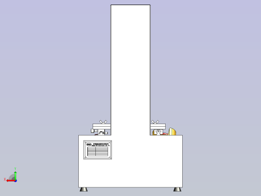 拉力测试计3D模型后视缩略图