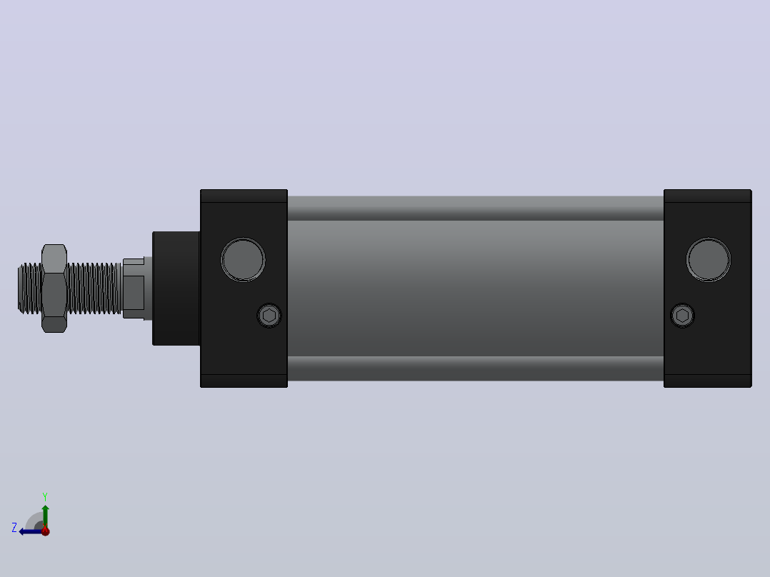 FY-SC标准气缸系列[FY-SC-50X80-S]右视图
