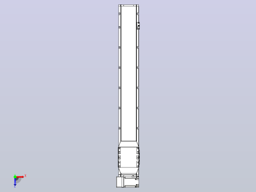 机器人皮带驱动直线轴TPA-GCB-150-P80-L950-LU-M75-N3俯视缩略图