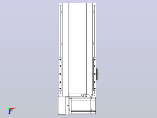 皮带直线轴半封闭可选导轨TPA-HNB-175D-140-L150-LU-C-P75-N3俯视缩略图