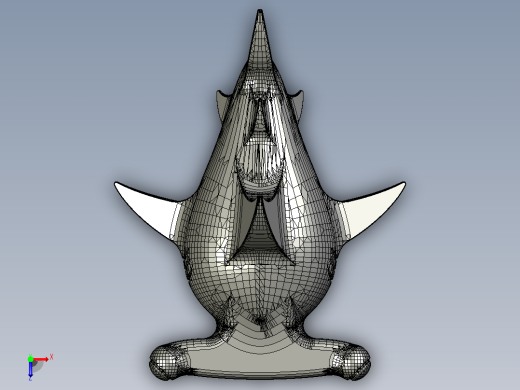海洋生物鱼类HammerHead俯视缩略图