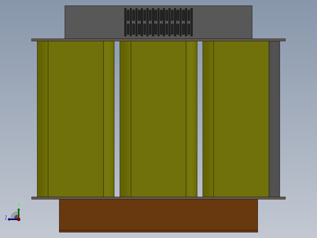 SG型0.3KVA-6KVA变压器[SG-1KVA]右视图