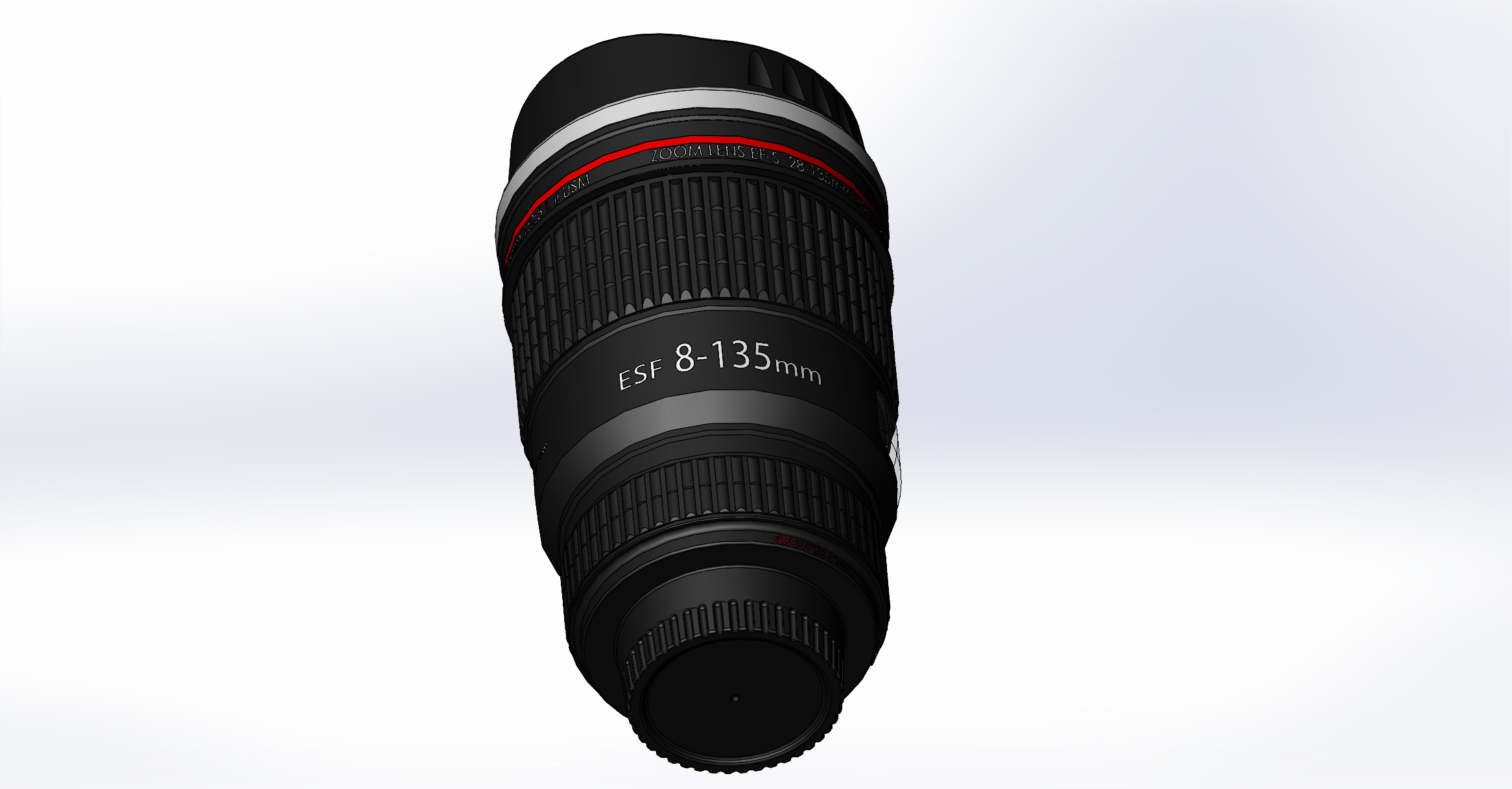 高清相关微距镜头模型3D图纸 Solidworks设计 附STEP