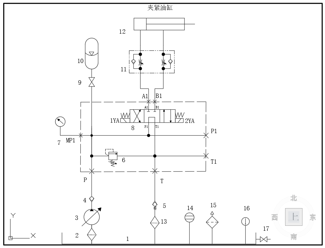 液压夹具设计（CAD+说明书）