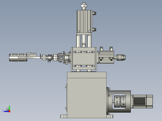 夹持机构3D图纸H483右视缩略图