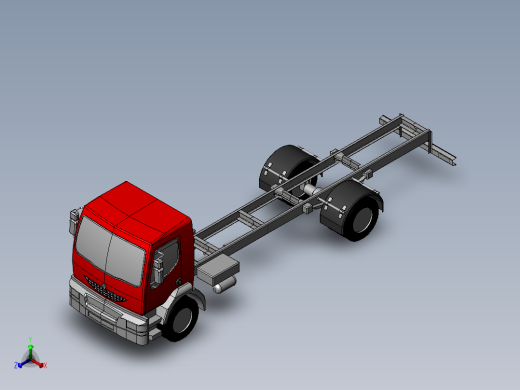 solidworks2010货运卡车底盘