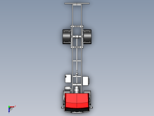 solidworks2010货运卡车底盘俯视缩略图