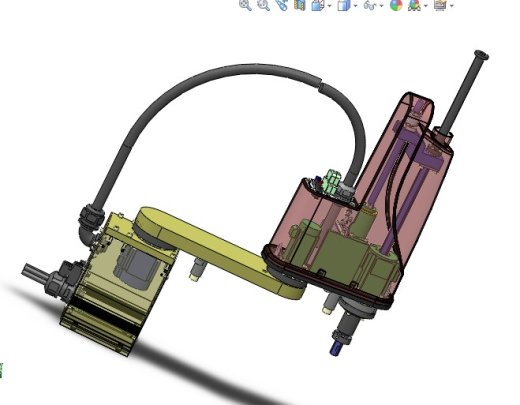 4轴平面scara机器人3D图纸 H244 非标自动化设备3D图纸3D模型缩略图