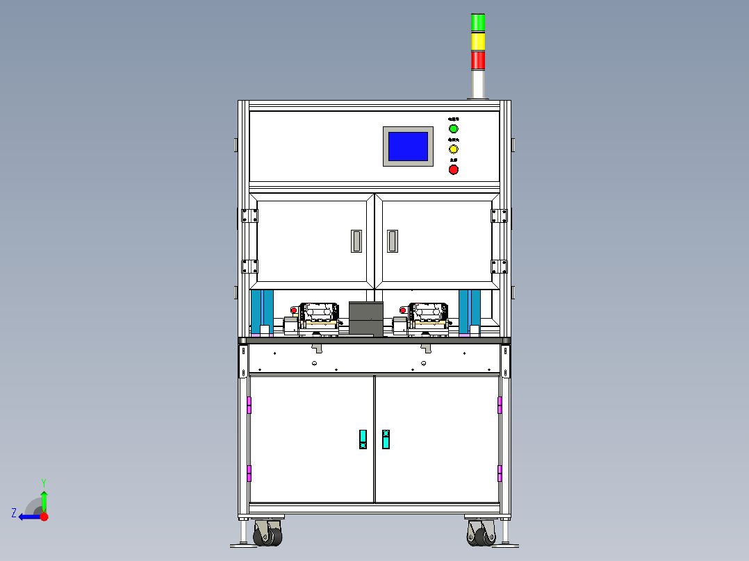 A7_双工位手机外壳抛光机右视图