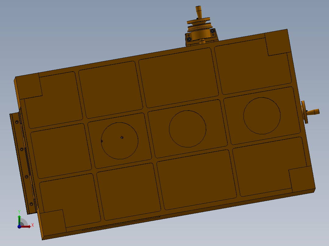 快走丝电火花线切割机床(毕设ug8+cad+说明书）前视图