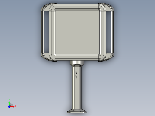 向下固定底座+箱体连接器+控制箱前视缩略图