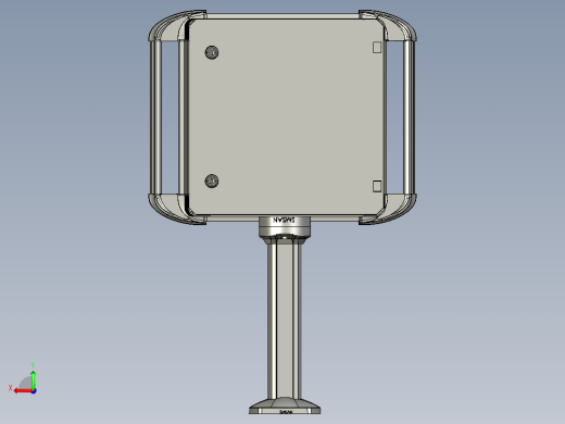 向下固定底座+箱体连接器+控制箱后视缩略图