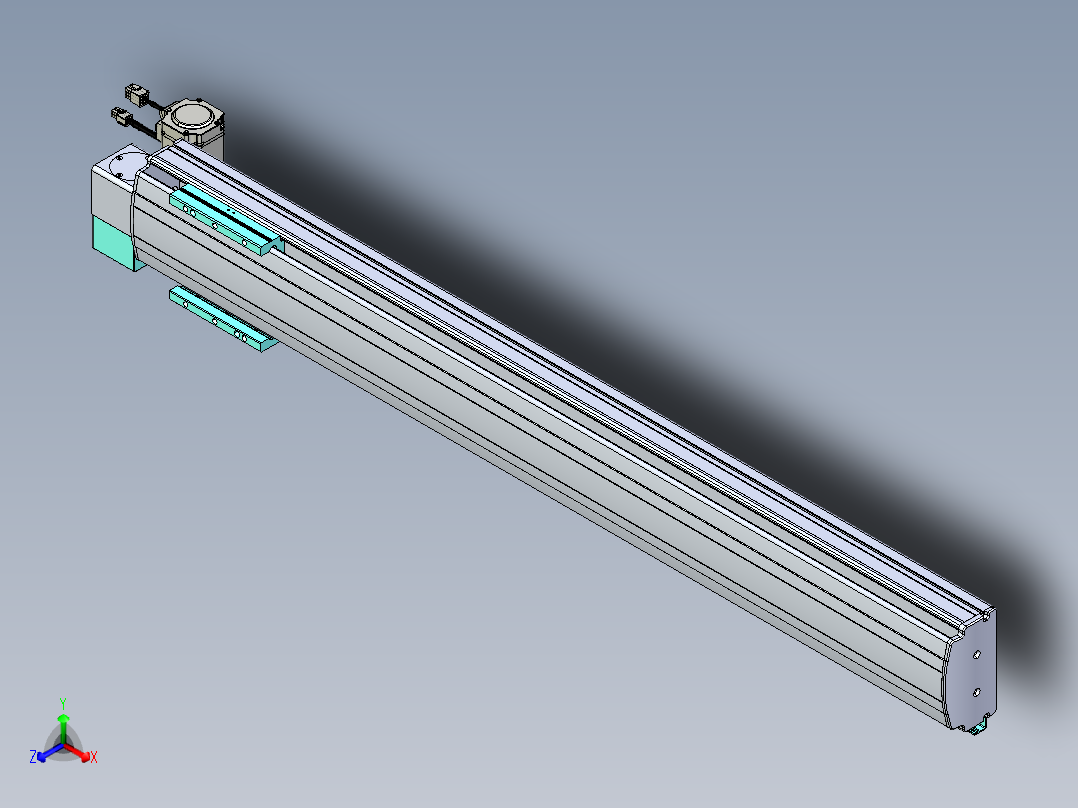 威洛博VBF同步带传动一般环境VBF14-L45-S950-BLD-ZP40-C3主视图