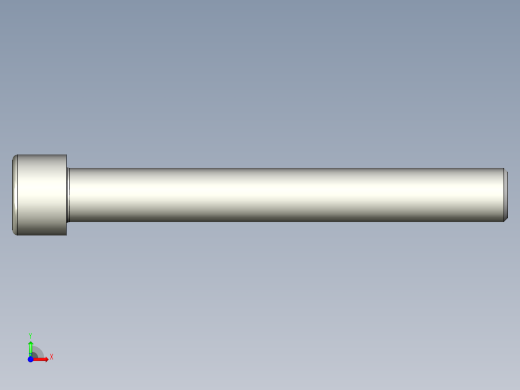 螺钉-DIN_912-M22x180.stp前视缩略图