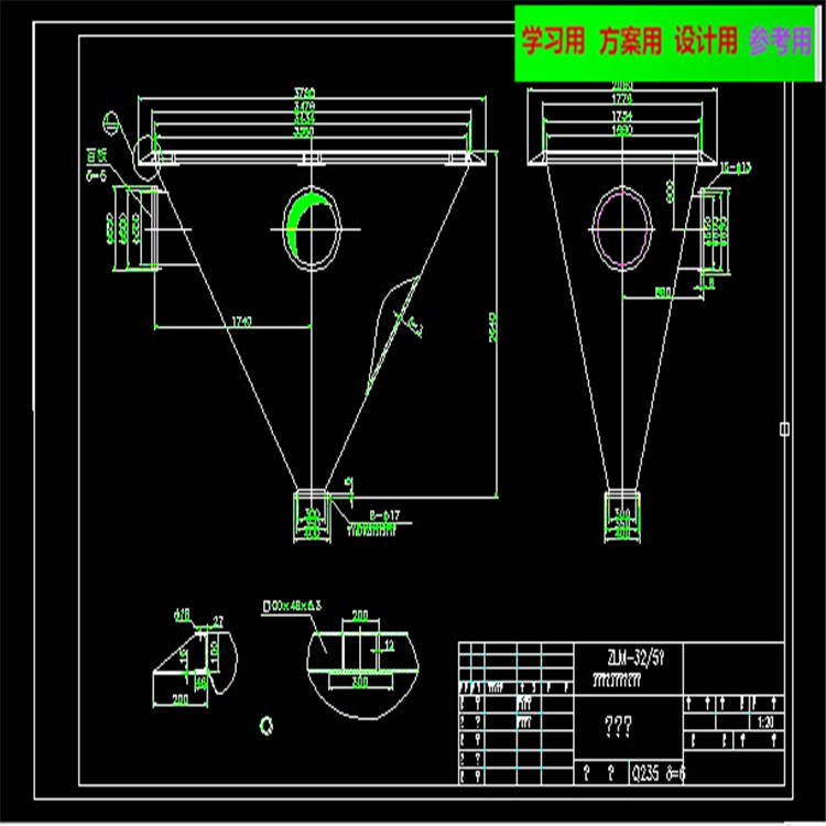 分室射流脉冲布袋除尘器全套CAD图纸 机械设计参考资料