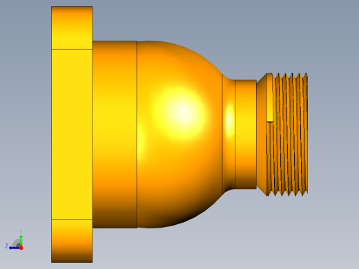 阀体零件工艺设计含三维二维说明书右视缩略图