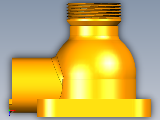 阀体零件工艺设计含三维二维说明书俯视缩略图