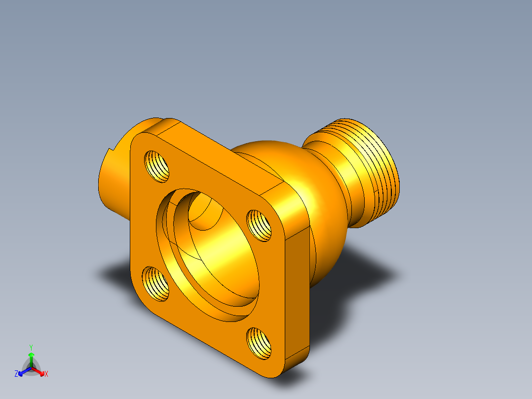 阀体零件工艺设计含三维二维说明书正等轴测图