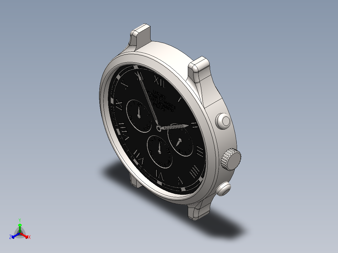 计时表正等轴测图