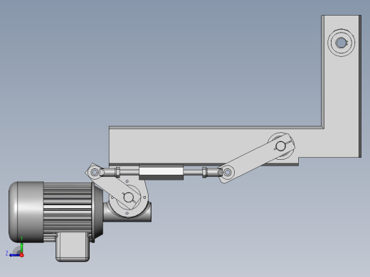 电动摆臂连杆快速往复搬运抓手右视缩略图