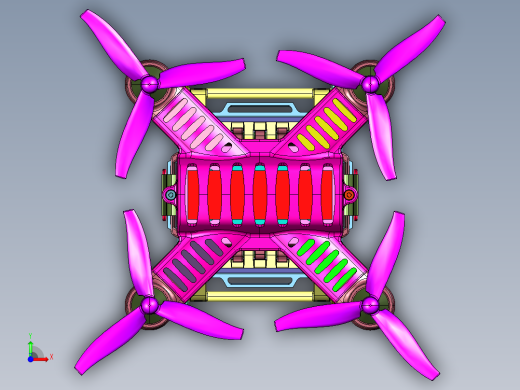 运送空降机器人飞行器前视缩略图