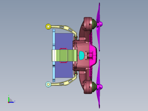 运送空降机器人飞行器左视缩略图