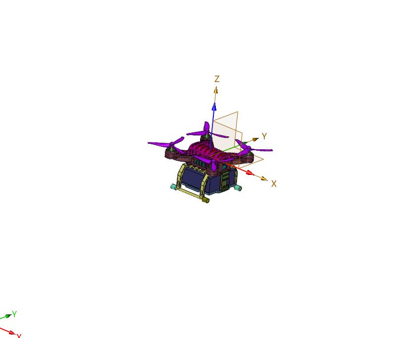运送空降机器人飞行器