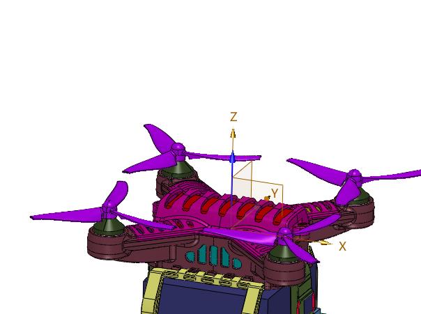 运送空降机器人飞行器