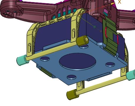 运送空降机器人飞行器