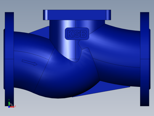 阀门模型-BOA_H_R_Straight_Body_DN65_PN16前视缩略图