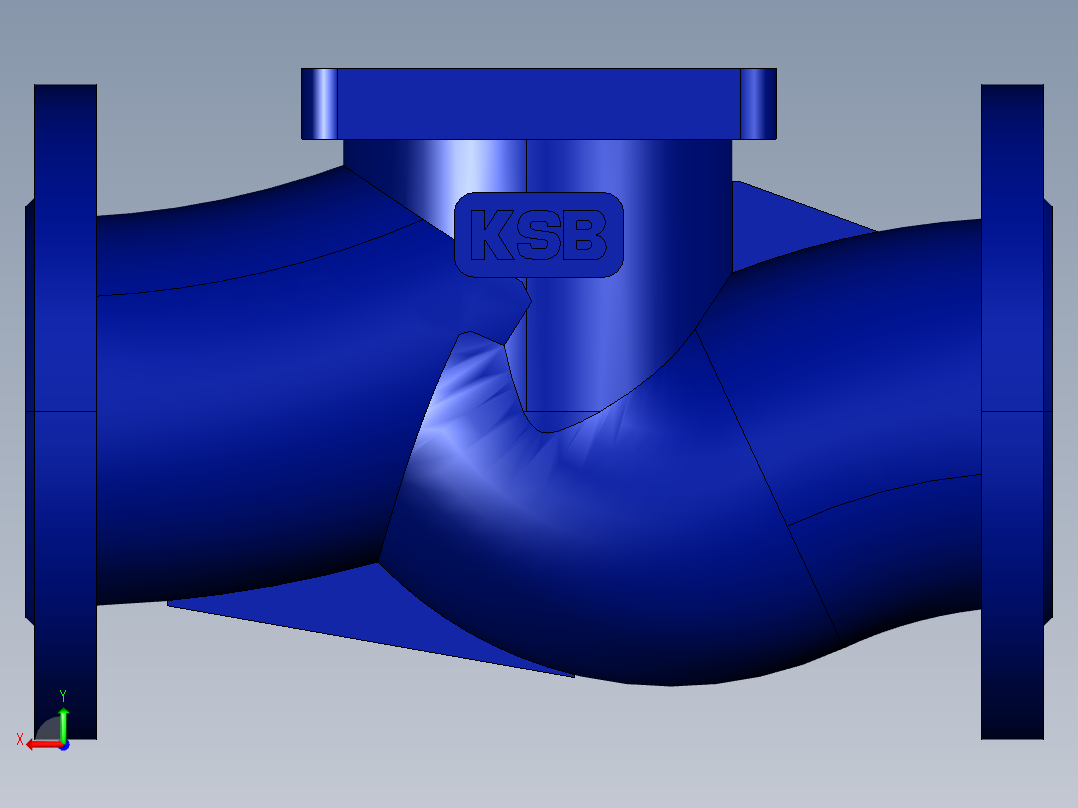 阀门模型-BOA_H_R_Straight_Body_DN65_PN16后视图