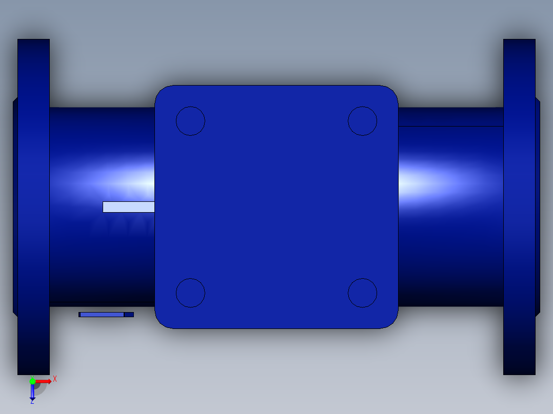 阀门模型-BOA_H_R_Straight_Body_DN65_PN16俯视图