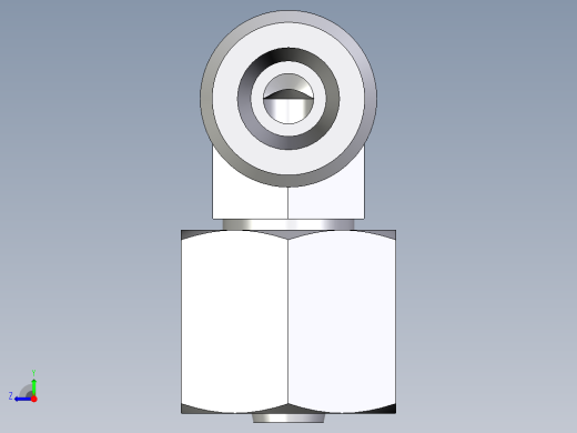 卡套式工业通用硬管接头EO_Swivel_nut_elbow_EW06SOMD71右视缩略图