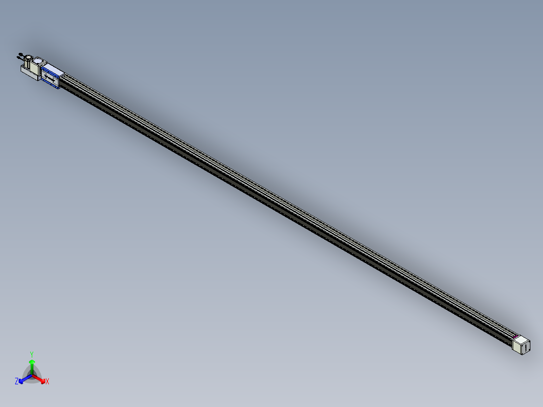 威洛博LB.GB同步带传动--欧规系列GB8-L96-S4850-BL-P40主视图