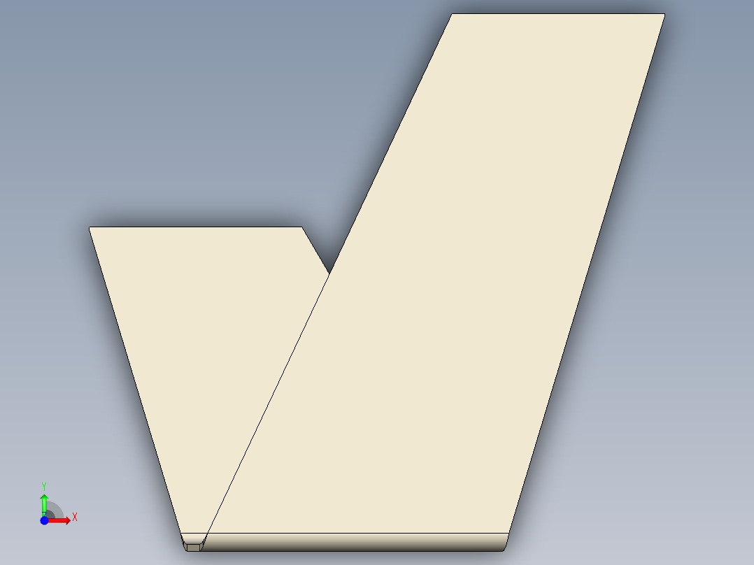 花园长椅前视图