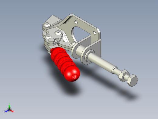 推拉式夾鉗SSP(G)-3D多系列多零件图纸模型