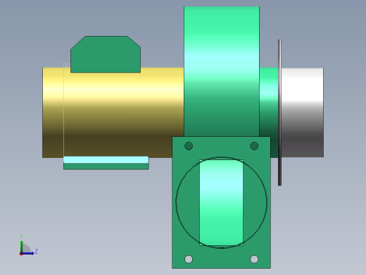 YN5-47 引风机左视缩略图