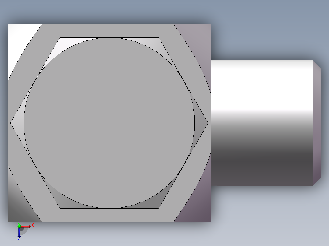 高压铰接式90度接头、1DI-14-B04俯视图
