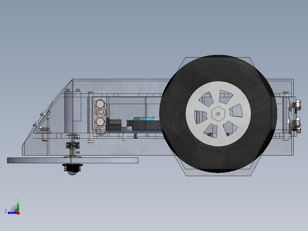 AGV小车、AGV(63)右视图