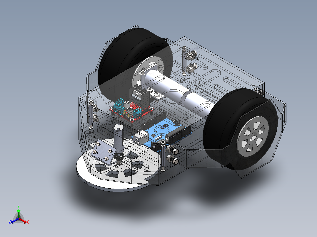 AGV小车、AGV(63)正等轴测图