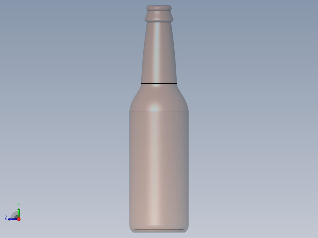 玻璃器子、杯子右视图